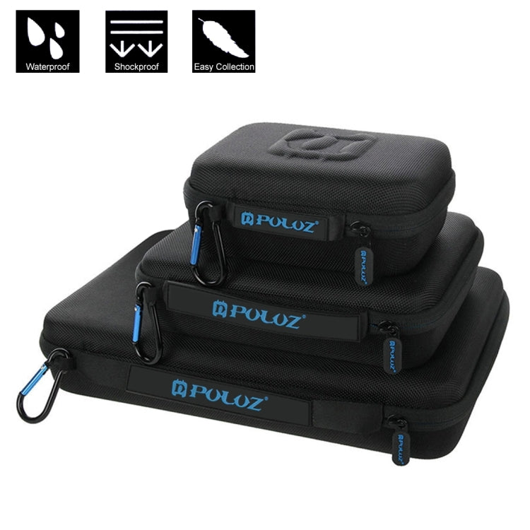 PULUZ Waterproof Carrying and Travel Case for GoPro HERO10 Black / HERO9 Black / HERO8 Black /7 /6 /5 /4 /3+ /3 /2 /1, DJI Osmo Action and other Sport Cameras Accessories, Large Size: 32cm x 22cm x 7cm
