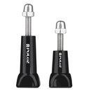 PULUZ Plastic Thumb Knob Standard Long Screw + Short Screw for GoPro HERO10 Black / HERO9 Black /HERO8 Black / Max / HERO7, DJI OSMO Action, Xiaoyi and Other Action Cameras(Black)
