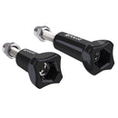 PULUZ Plastic Thumb Knob Standard Long Screw + Short Screw for GoPro HERO10 Black / HERO9 Black /HERO8 Black / Max / HERO7, DJI OSMO Action, Xiaoyi and Other Action Cameras(Black)