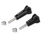 PULUZ Plastic Thumb Knob Standard Long Screw + Short Screw for GoPro HERO10 Black / HERO9 Black /HERO8 Black / Max / HERO7, DJI OSMO Action, Xiaoyi and Other Action Cameras(Black)