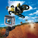 PULUZ Aluminum Alloy Motorcycle Fixed Holder Mount with Tripod Adapter & Screw for GoPro HERO10 Black / HERO9 Black / HERO8 Black /7 /6 /5 /5 Session /4 Session /4 /3+ /3 /2 /1, DJI Osmo Action, Xiaoyi and Other Action Cameras(Black)