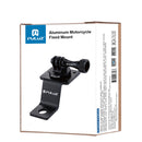 PULUZ Aluminum Alloy Motorcycle Fixed Holder Mount with Tripod Adapter & Screw for GoPro HERO10 Black / HERO9 Black / HERO8 Black /7 /6 /5 /5 Session /4 Session /4 /3+ /3 /2 /1, DJI Osmo Action, Xiaoyi and Other Action Cameras(Black)