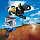 PULUZ Aluminum Alloy Motorcycle Fixed Holder Mount with Tripod Adapter & Screw for GoPro HERO10 Black / HERO9 Black / HERO8 Black /7 /6 /5 /5 Session /4 Session /4 /3+ /3 /2 /1, DJI Osmo Action, Xiaoyi and Other Action Cameras(Blue)