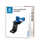 PULUZ Aluminum Alloy Motorcycle Fixed Holder Mount with Tripod Adapter & Screw for GoPro HERO10 Black / HERO9 Black / HERO8 Black /7 /6 /5 /5 Session /4 Session /4 /3+ /3 /2 /1, DJI Osmo Action, Xiaoyi and Other Action Cameras(Blue)