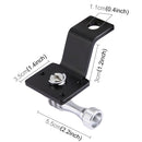 PULUZ Aluminum Alloy Motorcycle Fixed Holder Mount with Tripod Adapter & Screw for GoPro HERO10 Black / HERO9 Black / HERO8 Black /7 /6 /5 /5 Session /4 Session /4 /3+ /3 /2 /1, DJI Osmo Action, Xiaoyi and Other Action Cameras(Silver)