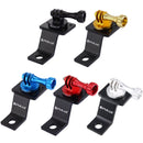 PULUZ Aluminum Alloy Motorcycle Fixed Holder Mount with Tripod Adapter & Screw for GoPro HERO10 Black / HERO9 Black / HERO8 Black /7 /6 /5 /5 Session /4 Session /4 /3+ /3 /2 /1, DJI Osmo Action, Xiaoyi and Other Action Cameras(Red)