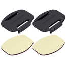 PULUZ 2 Flat Surface Mounts + 2 Adhesive Mount Stickers for PULUZ Action Sports Cameras Jaws Flex Clamp Mount for GoPro HERO10 Black / HERO9 Black / HERO8 Black /7 /6 /5 /5 Session /4 Session /4 /3+ / ... , DJI Osmo Action, Xiaoyi and Other Action Cameras