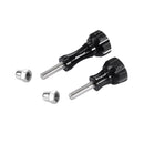 PULUZ CNC Aluminum Thumb Knob Stainless Bolt Nut Screw Set for GoPro HERO10 Black / HERO9 Black / HERO8 Black /7 /6 /5 /5 Session /4 Session /4 /3+ /3 /2 /1, DJI Osmo Action, Xiaoyi and Other Action Cameras(Black)