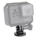 PULUZ 1/4 inch Screw Hole Tripod Mount CNC Adapter for GoPro HERO10 Black / HERO9 Black / HERO8 Black / Max / HERO7, DJI OSMO Action, Xiaoyi and Other Action Cameras(Black)