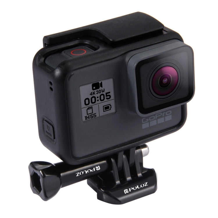 PULUZ Horizontal Surface Quick Release Buckle for PULUZ Action Sports Cameras Jaws Flex Clamp Mount for GoPro HERO10 Black / HERO9 Black / HERO8 Black /7 /6 /5 /5 Session /4 Session /4 /3+ /3 /2 /1, DJI Osmo Action, Xiaoyi and Other Action Cameras
