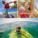PULUZ Horizontal Surface Quick Release Buckle for PULUZ Action Sports Cameras Jaws Flex Clamp Mount for GoPro HERO10 Black / HERO9 Black / HERO8 Black /7 /6 /5 /5 Session /4 Session /4 /3+ /3 /2 /1, DJI Osmo Action, Xiaoyi and Other Action Cameras