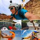 PULUZ 3 Flat Adhesive Pad Stickers + 3 Curved Adhesive Pad Stickers for GoPro HERO10 Black / HERO9 Black / HERO8 Black / HERO7 /6 /5 /5 Session /4 Session /4 /3+ /3 /2 /1, Insta360 ONE R, DJI Osmo Action and Other Action Cameras