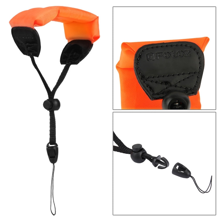 PULUZ Underwater Photography Floating Bobber Wrist Strap for GoPro HERO10 Black / HERO9 Black / HERO8 Black / HERO7 /6 /5 /5 Session /4 Session /4 /3+ /3 /2 /1, Insta360 ONE R, DJI Osmo Action and Other Action Cameras, Length: 20cm