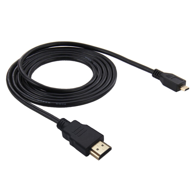 PULUZ Video 19 Pin HDMI to Micro HDMI Cable for GoPro HERO10 Black / HERO9 Black /8 Black /7 /6 /5 /4 /3+ /3, Sony, LG, Panasonic, Canon, Nikon, Smartphones and Cameras, Length: 1.5m