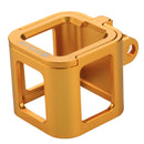 PULUZ Housing Shell CNC Aluminum Alloy Protective Cage with Insurance Frame for GoPro HERO5 Session /HERO4 Session /HERO Session(Gold)