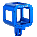 PULUZ Housing Shell CNC Aluminum Alloy Protective Cage with Insurance Frame for GoPro HERO5 Session /HERO4 Session /HERO Session(Blue)