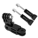 PULUZ Adjustable 3-Way Pivot Arm with 2 Long Screws for PULUZ Action Sports Cameras Jaws Flex Clamp Mount for GoPro HERO10 Black / HERO9 Black / HERO8 Black /7 /6 /5 /5 Session /4 Session /4 /3+ /3 /2 /1, DJI Osmo Action, Xiaoyi and Other Action Cameras