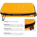 PULUZ Waterproof Carrying and Travel Case for GoPro HERO10 Black / HERO9 Black / HERO8 Black /7 /6 /5 /4 /3+ /3 /2 /1, DJI Osmo Action and other Sport Cameras Accessories, Large Size: 32cm x 22cm x 7cm(Orange)