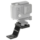 PULUZ Fixed Metal Motorcycle Holder Mount for GoPro HERO10 Black / HERO9 Black / HERO8 Black /7 /6 /5 /5 Session /4 Session /4 /3+ /3 /2 /1, DJI Osmo Action, Xiaoyi and Other Action Cameras(Black)