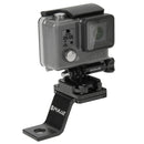 PULUZ Fixed Metal Motorcycle Holder Mount for GoPro HERO10 Black / HERO9 Black / HERO8 Black /7 /6 /5 /5 Session /4 Session /4 /3+ /3 /2 /1, DJI Osmo Action, Xiaoyi and Other Action Cameras(Black)