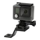 PULUZ Fixed Metal Motorcycle Holder Mount for GoPro HERO10 Black / HERO9 Black / HERO8 Black /7 /6 /5 /5 Session /4 Session /4 /3+ /3 /2 /1, DJI Osmo Action, Xiaoyi and Other Action Cameras(Black)