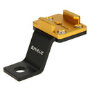 PULUZ Fixed Metal Motorcycle Holder Mount for GoPro HERO10 Black / HERO9 Black / HERO8 Black /7 /6 /5 /5 Session /4 Session /4 /3+ /3 /2 /1, DJI Osmo Action, Xiaoyi and Other Action Cameras(Gold)