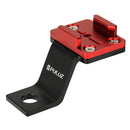 PULUZ Fixed Metal Motorcycle Holder Mount for GoPro HERO10 Black / HERO9 Black / HERO8 Black /7 /6 /5 /5 Session /4 Session /4 /3+ /3 /2 /1, DJI Osmo Action, Xiaoyi and Other Action Cameras(Red)