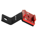 PULUZ Fixed Metal Motorcycle Holder Mount for GoPro HERO10 Black / HERO9 Black / HERO8 Black /7 /6 /5 /5 Session /4 Session /4 /3+ /3 /2 /1, DJI Osmo Action, Xiaoyi and Other Action Cameras(Red)
