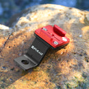 PULUZ Fixed Metal Motorcycle Holder Mount for GoPro HERO10 Black / HERO9 Black / HERO8 Black /7 /6 /5 /5 Session /4 Session /4 /3+ /3 /2 /1, DJI Osmo Action, Xiaoyi and Other Action Cameras(Red)