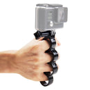 PULUZ Handheld Plastic Knuckles Fingers Grip Ring Monopod Tripod Mount with Thumb Screw for GoPro HERO10 Black / HERO9 Black / HERO8 Black / HERO7 /6 /5 /5 Session /4 Session /4 /3+ /3 /2 /1, DJI Osmo Action and Other Action Cameras(Black)