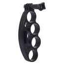 PULUZ Handheld Plastic Knuckles Fingers Grip Ring Monopod Tripod Mount with Thumb Screw for GoPro HERO10 Black / HERO9 Black / HERO8 Black / HERO7 /6 /5 /5 Session /4 Session /4 /3+ /3 /2 /1, DJI Osmo Action and Other Action Cameras(Black)