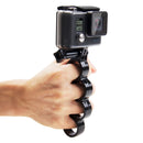 PULUZ Handheld Plastic Knuckles Fingers Grip Ring Monopod Tripod Mount with Thumb Screw for GoPro HERO10 Black / HERO9 Black / HERO8 Black / HERO7 /6 /5 /5 Session /4 Session /4 /3+ /3 /2 /1, DJI Osmo Action and Other Action Cameras(Black)