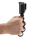 PULUZ Handheld Plastic Knuckles Fingers Grip Ring Monopod Tripod Mount with Thumb Screw for GoPro HERO10 Black / HERO9 Black / HERO8 Black / HERO7 /6 /5 /5 Session /4 Session /4 /3+ /3 /2 /1, DJI Osmo Action and Other Action Cameras(Black)