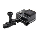 PULUZ CNC Aluminum Ball Joint Mount with 2 Long Screws for GoPro HERO10 Black / HERO9 Black / HERO8 Black /7 /6 /5 /5 Session /4 Session /4 /3+ /3 /2 /1, DJI Osmo Action, Xiaoyi and Other Action Cameras(Black)