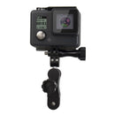 PULUZ CNC Aluminum Ball Joint Mount with 2 Long Screws for GoPro HERO10 Black / HERO9 Black / HERO8 Black /7 /6 /5 /5 Session /4 Session /4 /3+ /3 /2 /1, DJI Osmo Action, Xiaoyi and Other Action Cameras(Black)