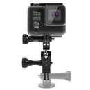 PULUZ CNC Aluminum Ball Joint Mount with 2 Long Screws for GoPro HERO10 Black / HERO9 Black / HERO8 Black /7 /6 /5 /5 Session /4 Session /4 /3+ /3 /2 /1, DJI Osmo Action, Xiaoyi and Other Action Cameras(Black)