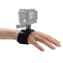 PULUZ 3 in 1 Hand Wrist Arm Leg Straps 360-degree Rotation Mount for GoPro HERO10 Black / HERO9 Black / HERO8 Black / HERO7 /6 /5 /5 Session /4 Session /4 /3+ /3 /2 /1, Insta360 ONE R, DJI Osmo Action and Other Action Cameras(Black)