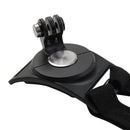 PULUZ 3 in 1 Hand Wrist Arm Leg Straps 360-degree Rotation Mount for GoPro HERO10 Black / HERO9 Black / HERO8 Black / HERO7 /6 /5 /5 Session /4 Session /4 /3+ /3 /2 /1, Insta360 ONE R, DJI Osmo Action and Other Action Cameras(Black)