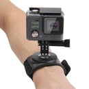 PULUZ 3 in 1 Hand Wrist Arm Leg Straps 360-degree Rotation Mount for GoPro HERO10 Black / HERO9 Black / HERO8 Black / HERO7 /6 /5 /5 Session /4 Session /4 /3+ /3 /2 /1, Insta360 ONE R, DJI Osmo Action and Other Action Cameras(Black)