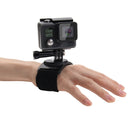 PULUZ 3 in 1 Hand Wrist Arm Leg Straps 360-degree Rotation Mount for GoPro HERO10 Black / HERO9 Black / HERO8 Black / HERO7 /6 /5 /5 Session /4 Session /4 /3+ /3 /2 /1, Insta360 ONE R, DJI Osmo Action and Other Action Cameras(Black)