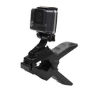 PULUZ Action Sports Cameras Jaws Flex Clamp Mount for GoPro HERO10 Black / HERO9 Black / HERO8 Black /7 /6 /5 /5 Session /4 Session /4 /3+ /3 /2 /1, DJI Osmo Action, Xiaoyi and Other Action Cameras