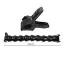 PULUZ Action Sports Cameras Jaws Flex Clamp Mount for GoPro HERO10 Black / HERO9 Black / HERO8 Black /7 /6 /5 /5 Session /4 Session /4 /3+ /3 /2 /1, DJI Osmo Action, Xiaoyi and Other Action Cameras