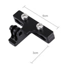PULUZ Aluminium Alloy Bike Seat Cushion Mount for GoPro HERO10 Black / HERO9 Black / HERO8 Black / Max / HERO7, DJI OSMO Action, Xiaoyi and Other Action Cameras2 /1, DJI OSMO Action, Xiaoyi and Other Action Cameras(Black)