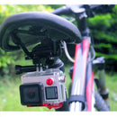PULUZ Aluminium Alloy Bike Seat Cushion Mount for GoPro HERO10 Black / HERO9 Black / HERO8 Black / Max / HERO7, DJI OSMO Action, Xiaoyi and Other Action Cameras2 /1, DJI OSMO Action, Xiaoyi and Other Action Cameras(Black)
