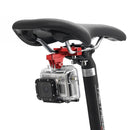 PULUZ Aluminium Alloy Bike Seat Cushion Mount for GoPro HERO10 Black / HERO9 Black / HERO8 Black / Max / HERO7, DJI OSMO Action, Xiaoyi and Other Action Cameras2 /1, DJI OSMO Action, Xiaoyi and Other Action Cameras(Red)