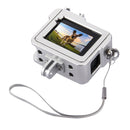 PULUZ Housing Shell CNC Aluminum Alloy Protective Cage with Insurance Frame & 52mm UV Lens for GoPro HERO(2018) /7 Black /6 /5(Silver)