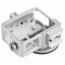 PULUZ Housing Shell CNC Aluminum Alloy Protective Cage with 52mm UV Lens for GoPro HERO(2018) /7 Black /6 /5(Silver)