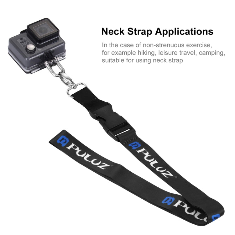 PULUZ 60cm Detachable Long Neck Strap Lanyard Sling for GoPro NEW HERO /HERO7 /6 /5 /5 Session /4 Session /4 /3+ /3 /2 /1, DJI Osmo Action, Xiaoyi and Other Action Cameras