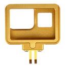 PULUZ Housing Shell CNC Aluminum Alloy Protective Cage with Insurance Frame for GoPro HERO(2018) /7 Black /6 /5(Gold)