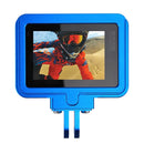 PULUZ Housing Shell CNC Aluminum Alloy Protective Cage with Insurance Frame for GoPro HERO(2018) /7 Black /6 /5(Blue)